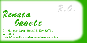 renata oppelt business card